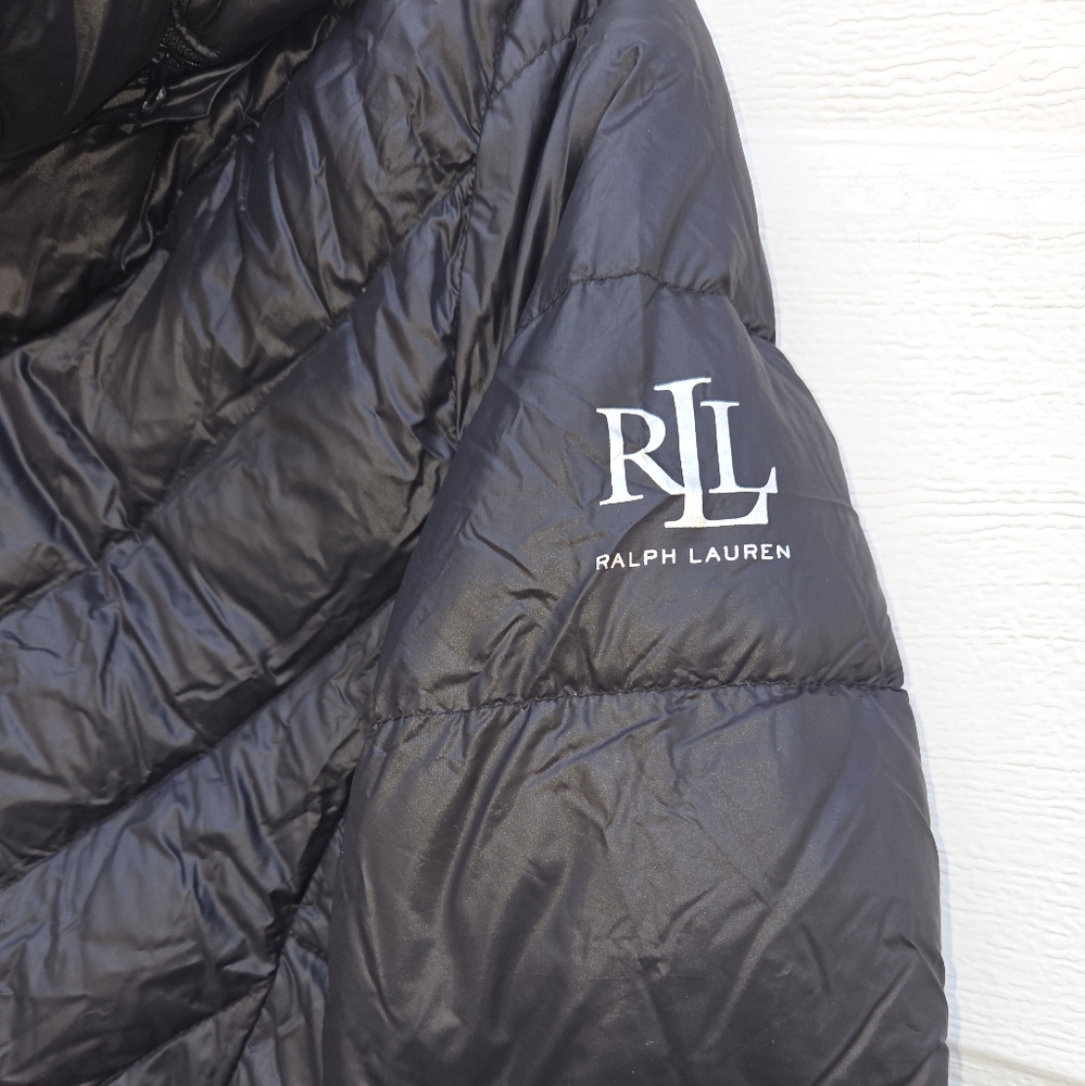 Ralph Lauren Black Puffer Jacket - Picture 3 of 5